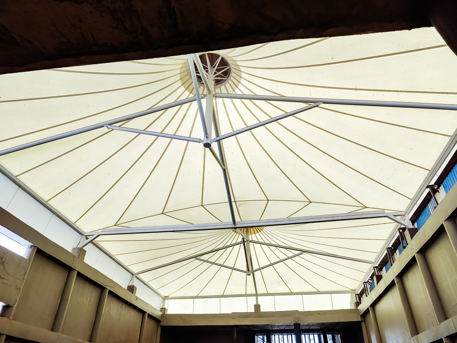 Twin Cone Mall Structure