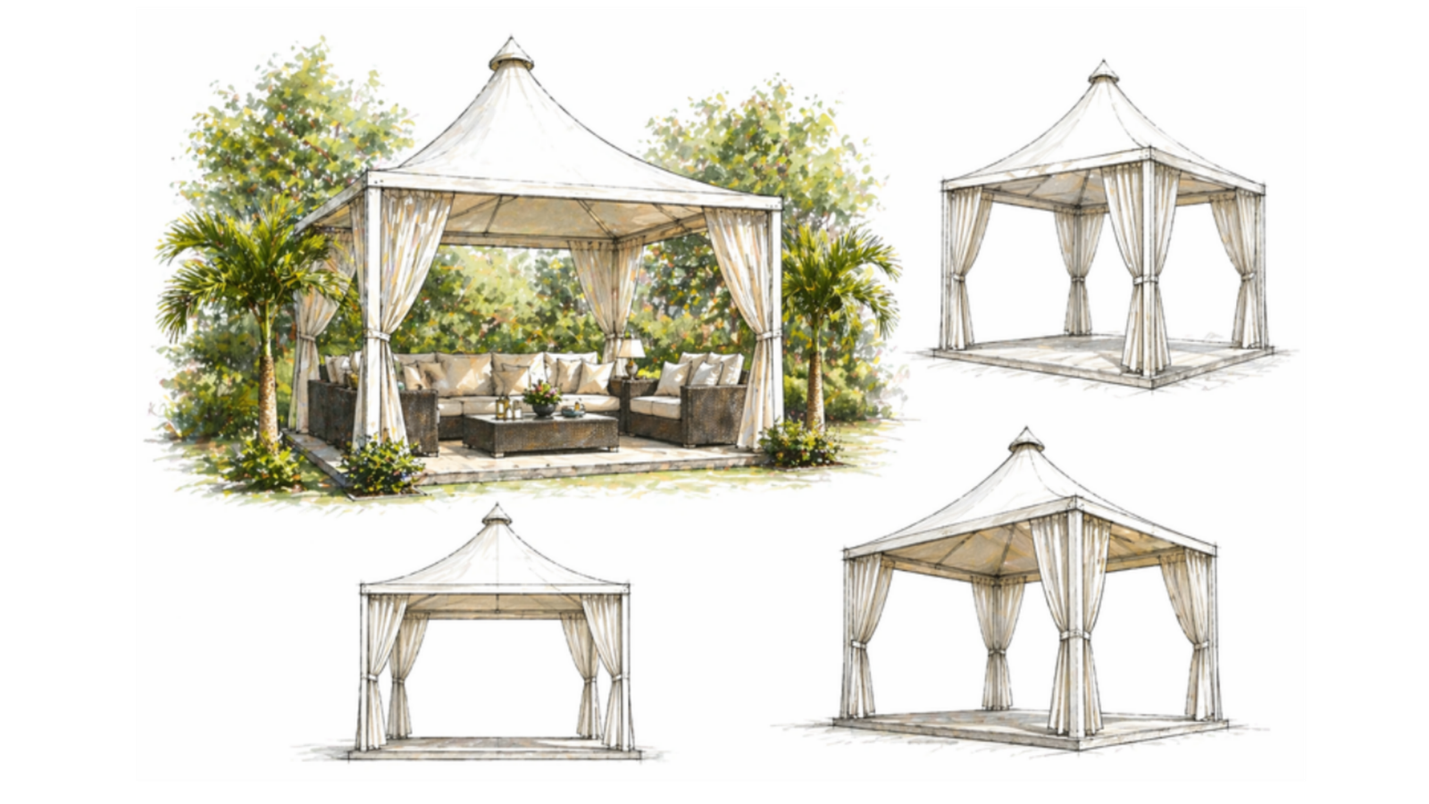 MEC ProTenzo Modular Gazebo